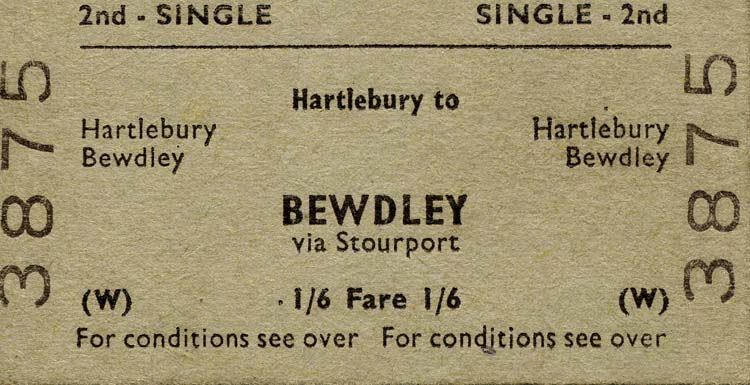 Bewdley Ticket